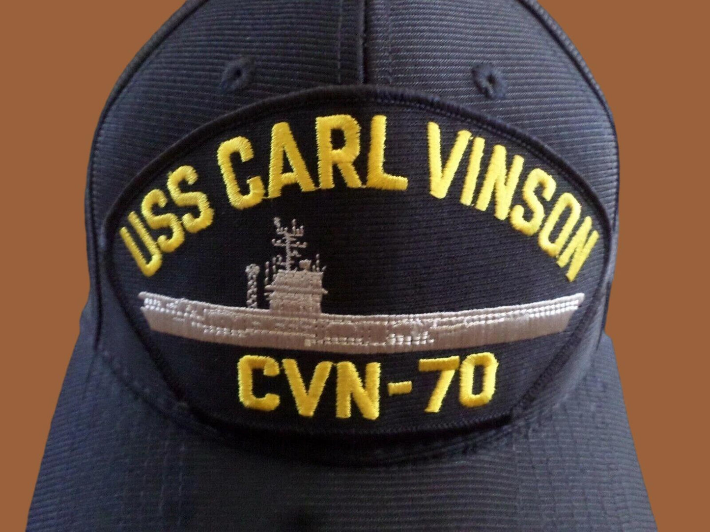 USS CARL VINSON CVN-70 NAVY SHIP HAT U.S MILITARY OFFICIAL BALL CAP U.S.A MADE