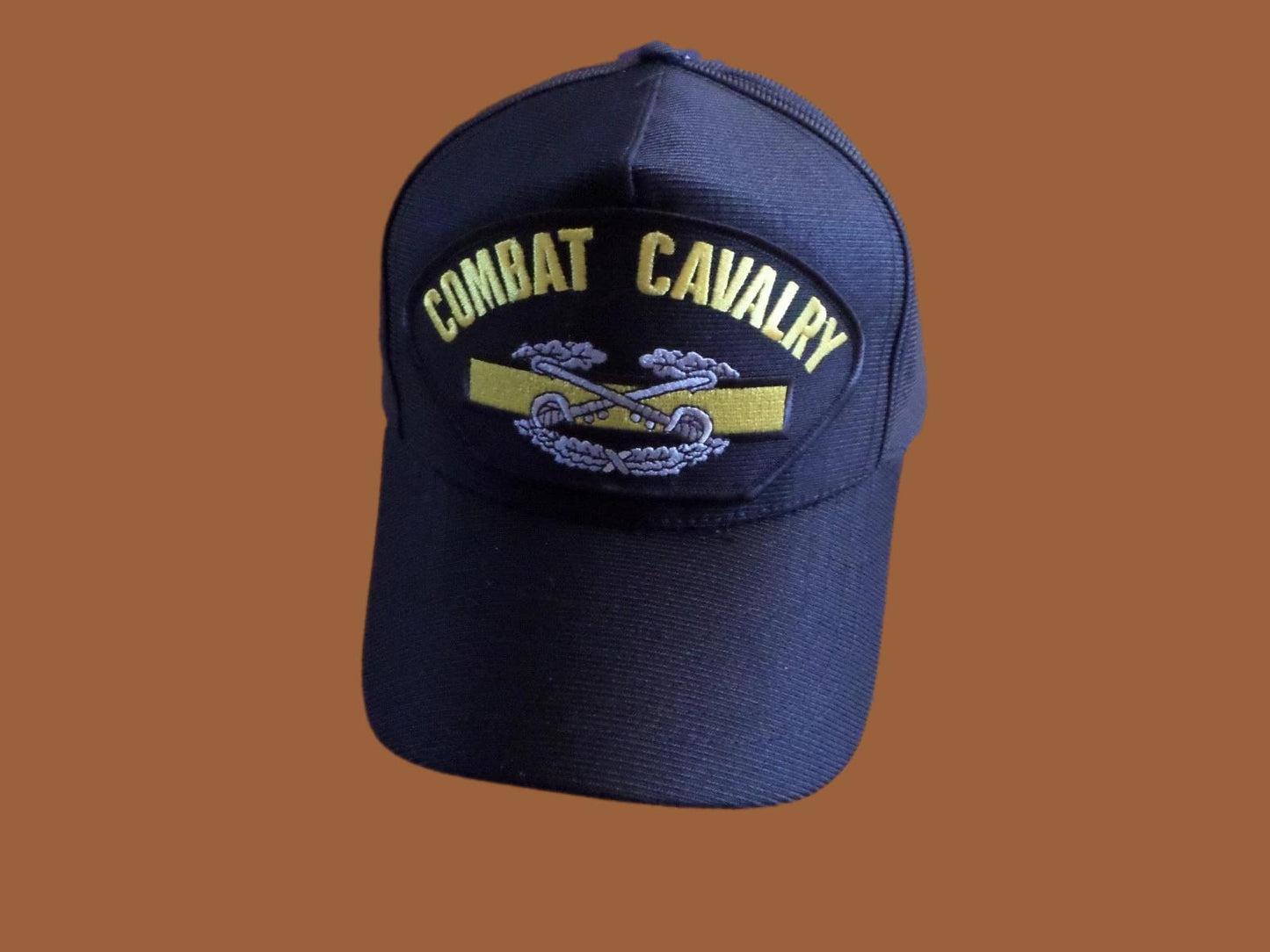 U.S ARMY COMBAT CAVALRY HAT U.S MILITARY OFFICIAL BALL CAP U.S.A MADE CAV BADGE