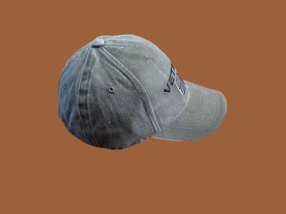 U.S MILITARY VETERAN HAT U.S AMERICAN FLAG EMBROIDERED BALL CAP STONEWASHED