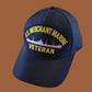 U.S MERCHANT MARINE VETERAN U.S NAVY SHIP HAT OFFICIAL U.S MILITARY BALL CAP US