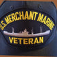 U.S MERCHANT MARINE VETERAN U.S NAVY SHIP HAT OFFICIAL U.S MILITARY BALL CAP US