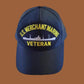 U.S MERCHANT MARINE VETERAN U.S NAVY SHIP HAT OFFICIAL U.S MILITARY BALL CAP US