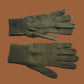 BELGIAN MILITARY D-3A LEATHER GLOVES COLD WET WEATHER WITH LINERS LARGE