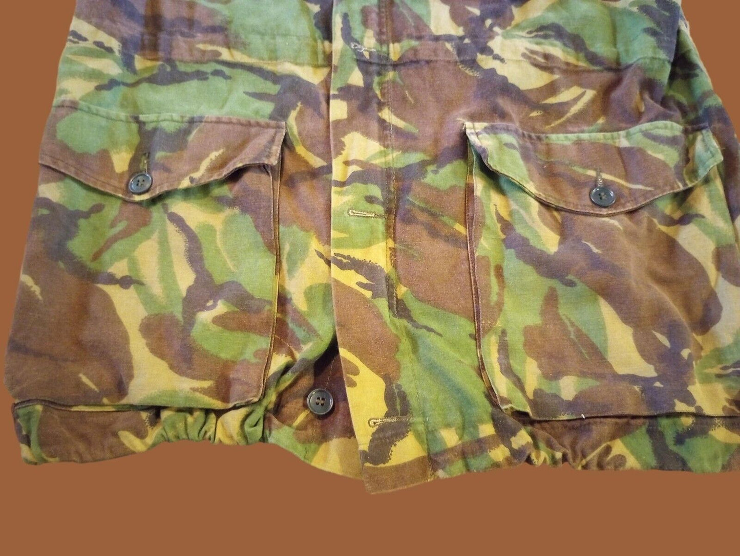 British Army issue DPM Combat Jacket Smock Jungle Tropical Camouflage Vintage