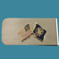 U.S NAVY FLAG MONEY CLIP U.S FLAG STAINLESS AF LICENSED PRODUCT