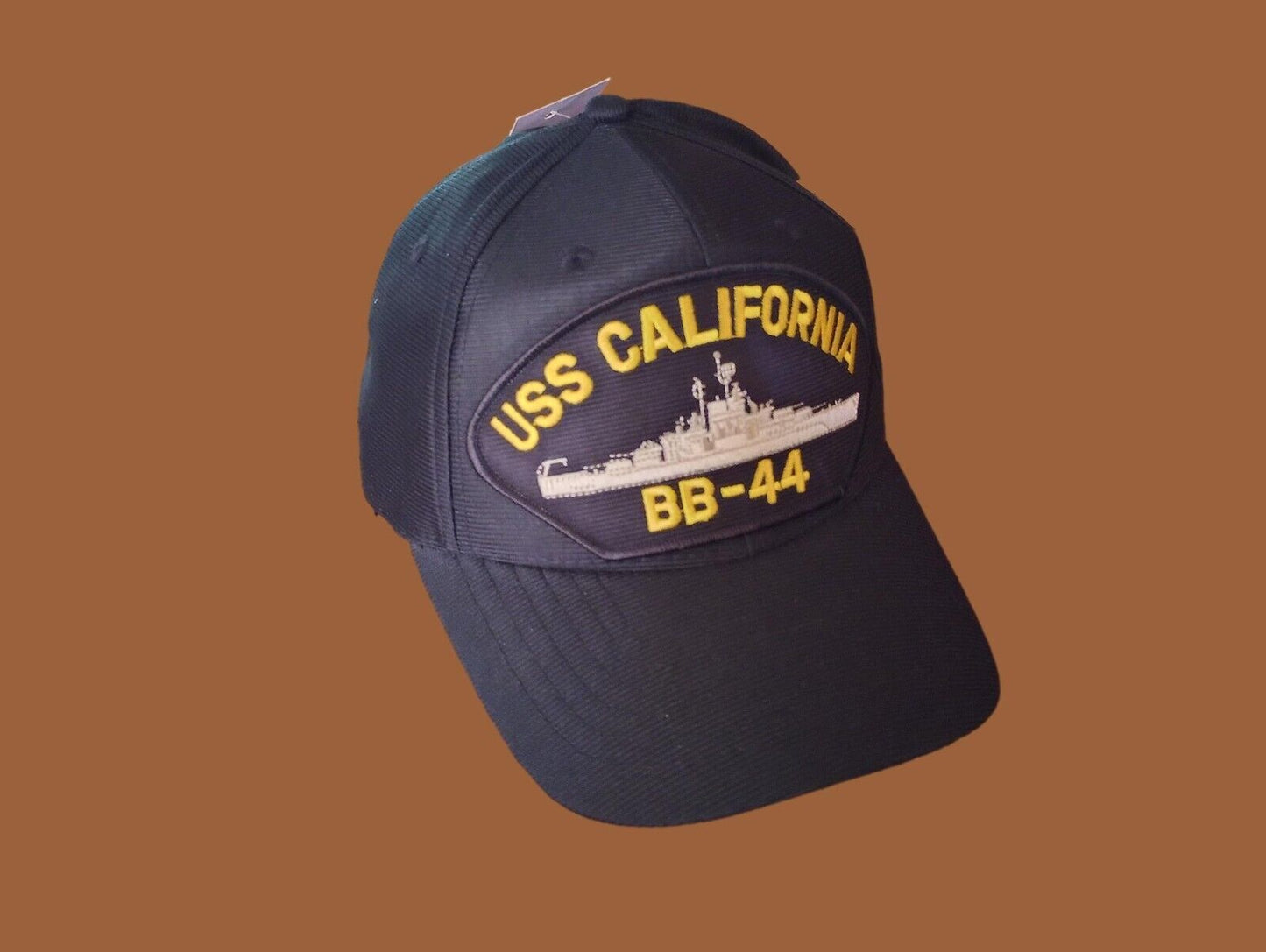 USS CALIFORNIA BB-44 U.S NAVY BATTLESHIP HAT U.S MILITARY OFFICIAL BALL CAP US