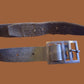 WWII ITALIAN CARCANO M-1891 LEATHER COMBAT BELT WITH BUCKLE ORIGINAL