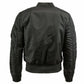 MA-1 US MILITARY ISSUE BLACK BOMBERS FLIGHT JACKET AIR FORCE ALPHA 3X USA MADE