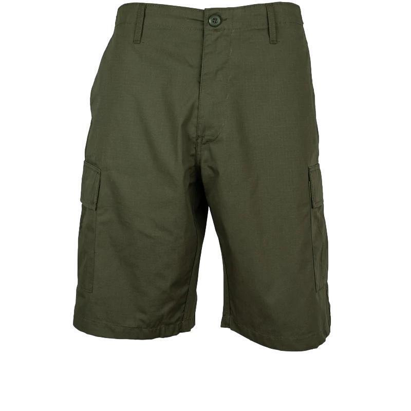 OD GREEN BDU CARGO SHORTS MILITARY STYLE 6 POCKET ZIPPER FLY LONG INSEAM