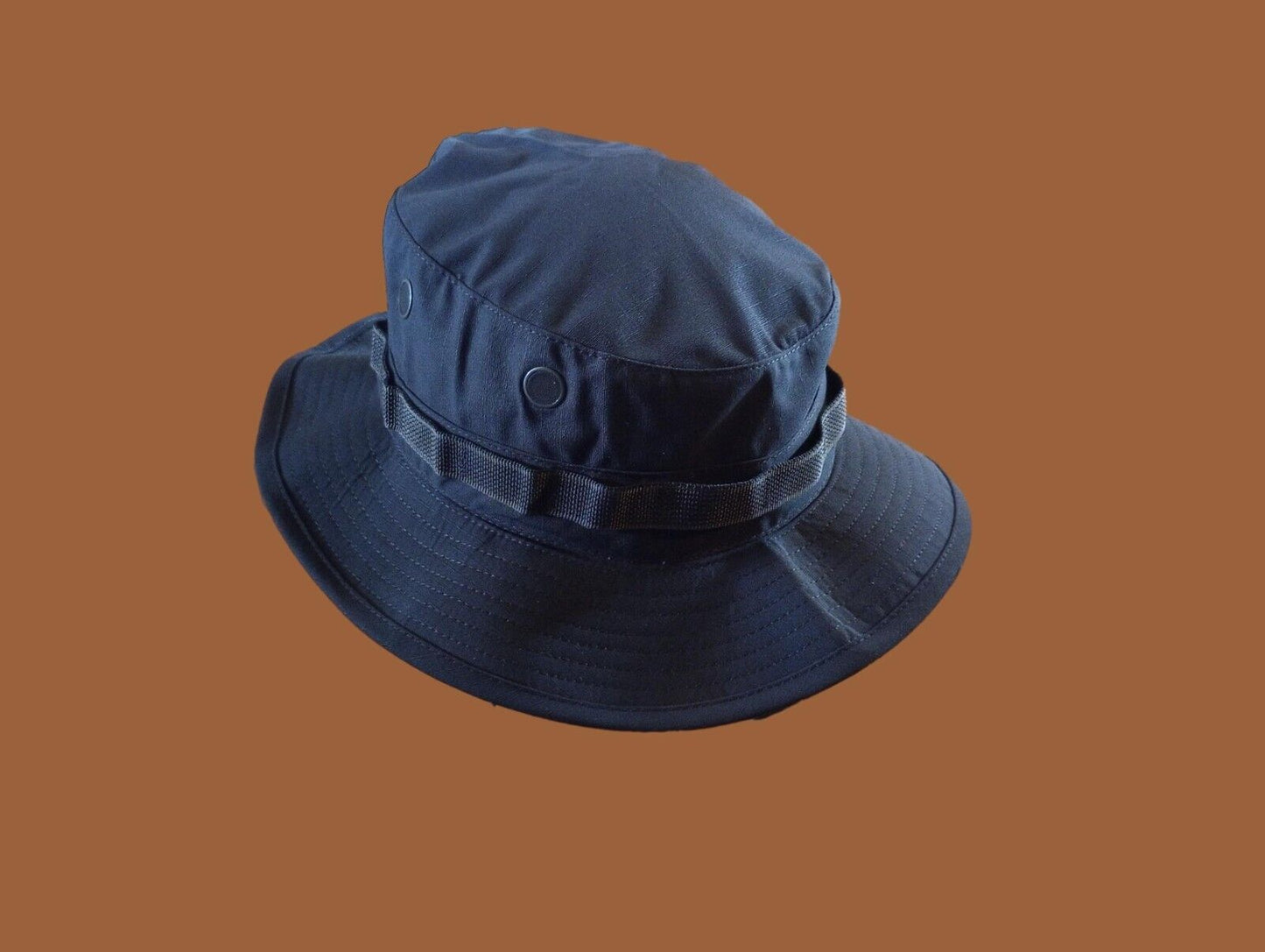 Black Boonie Hat Type II Ripstop 50/50 NYCO USA Made