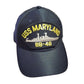 USS MARYLAND BB-46 U.S NAVY SHIP HAT OFFICIAL U.S MILITARY BALL CAP U.S.A MADE