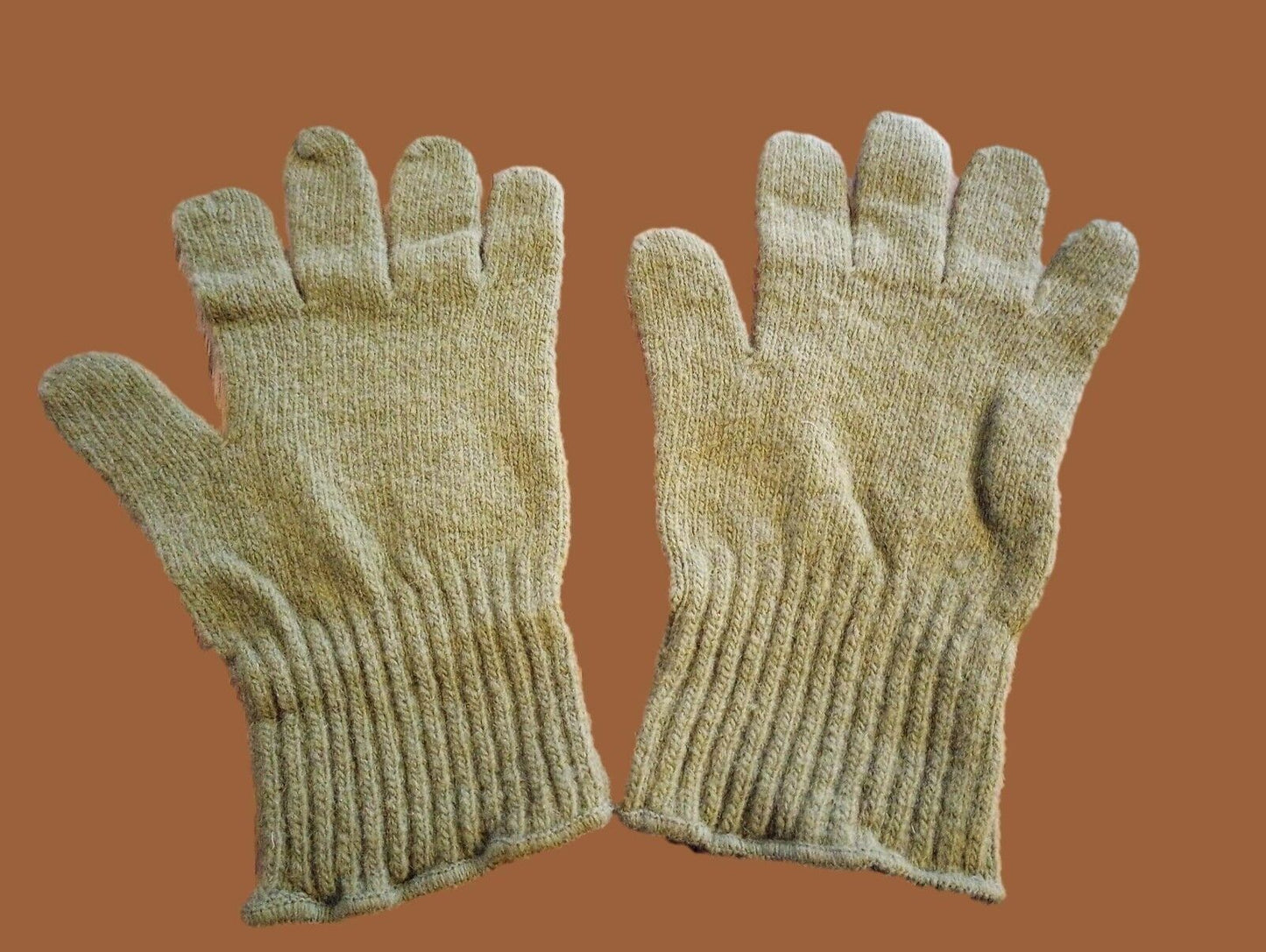 U.S MILITARY D3A GLOVE INSERT LINERS WOOL COLD WEATHER SMALL MEDIUM SZ 3 NOS