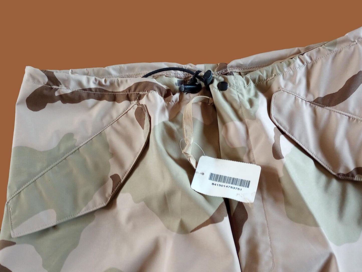 Military issue extended cold weather trousers pants desert camouflage Large