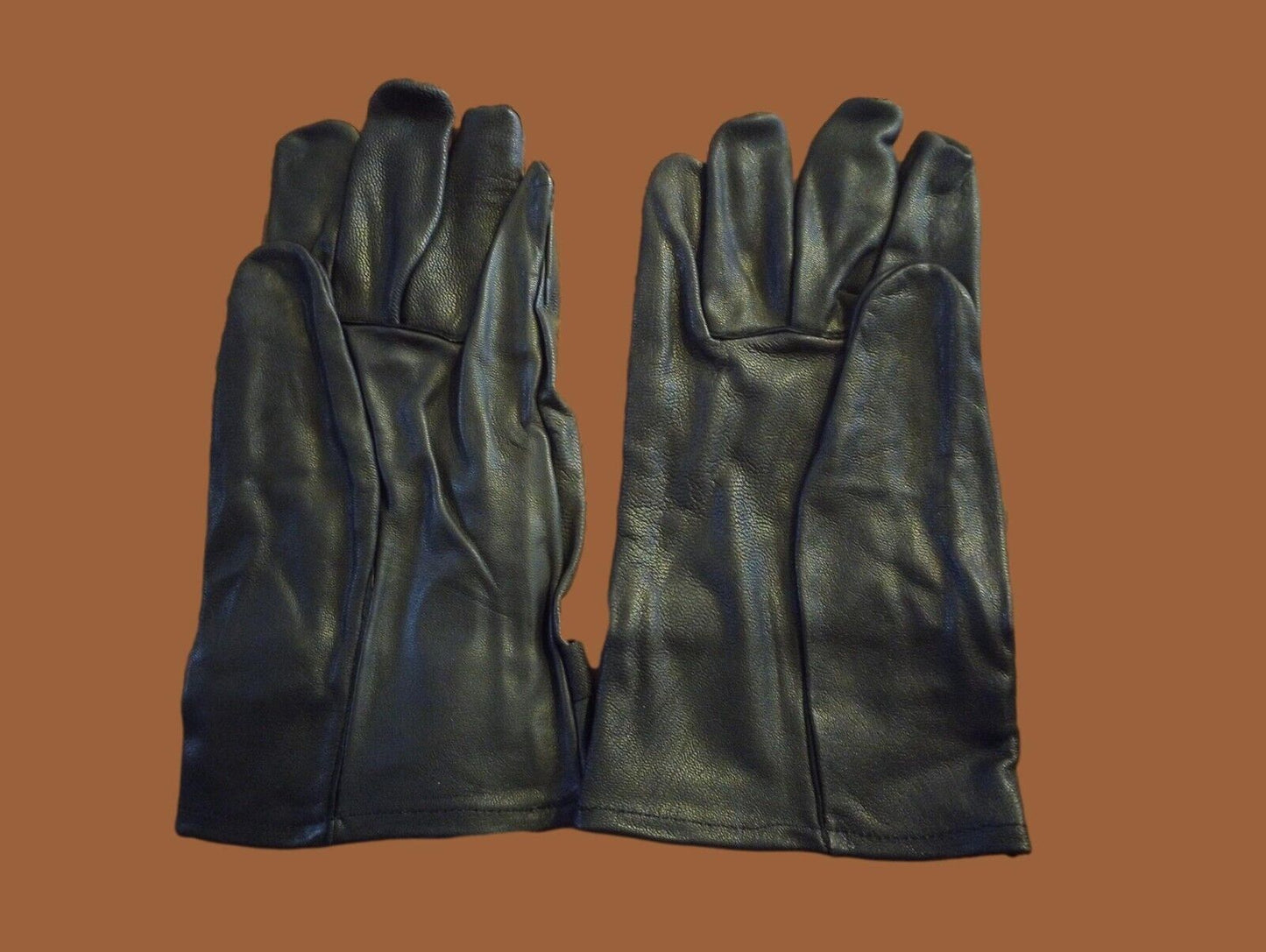 BELGIAN MILITARY D-3A LEATHER GLOVES COLD WET WEATHER WITH LINERS LARGE