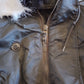 US MILITARY N-2B FLIGHT JACKET AIR FORCE PARKA ALPHA XL BLACK USA MADE