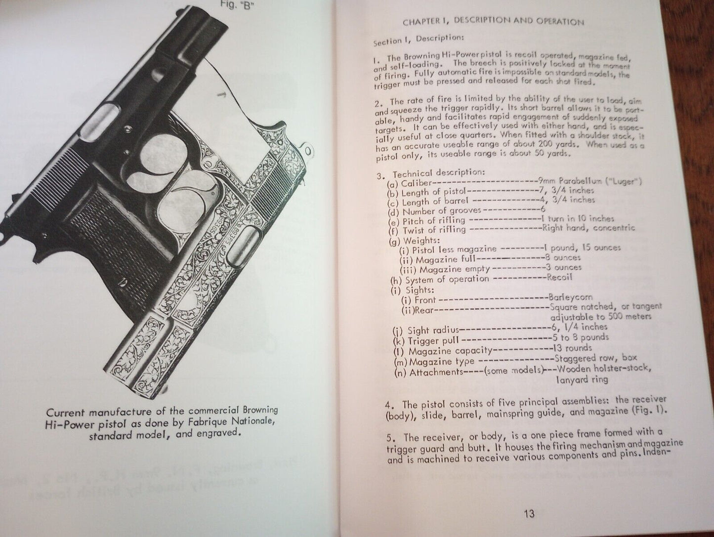 BROWNING HI-POWER PISTOLS OPERATORS MAINTENANCE REPAIR MANUAL HANDBOOK NEW