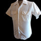 MILITARY ISSUE NAVY MEN'S WHITE DRESS SHIRT SHORT SLEEVE SMALL SIZE 15 1/2 NOS