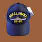 USS ALABAMA BB-60 NAVY SHIP HAT OFFICIAL U.S MILITARY BALL CAP U.S.A MADE