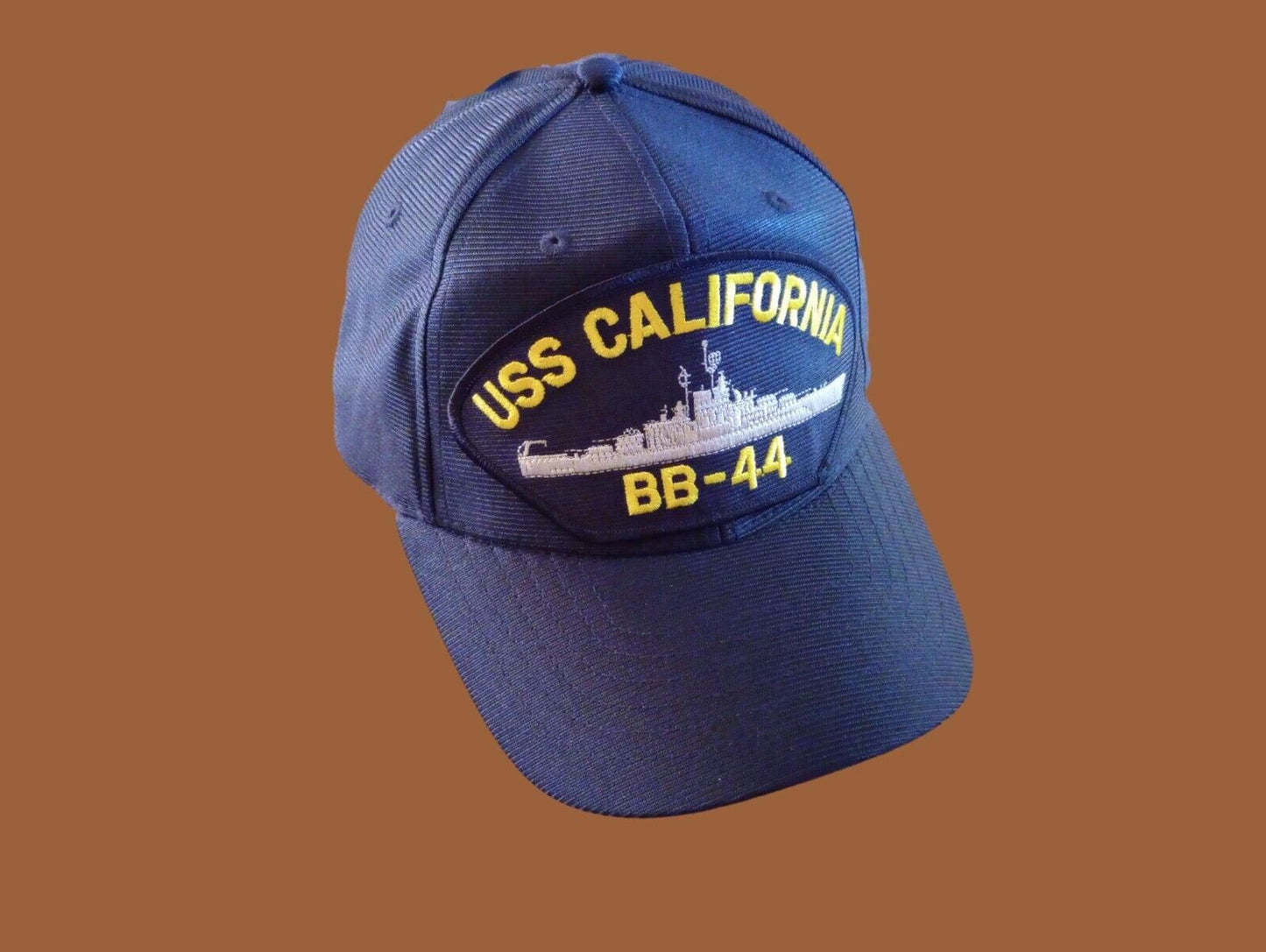 USS CALIFORNIA BB-44 U.S NAVY BATTLESHIP HAT U.S MILITARY OFFICIAL BALL CAP US