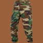 U.S MILITARY WOODLAND CAMOUFLAGE BDU PANTS RIP-STOP CARGO TROUSERS NEW