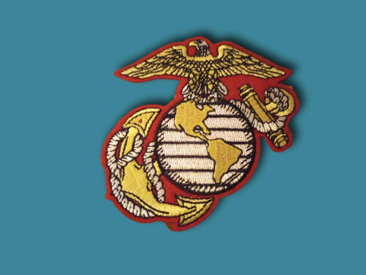 U.S.MILITARY MARINE CORPS HAT JACKET PATCH EGA FULL COLOR USA MADE HEAT TRANSFER