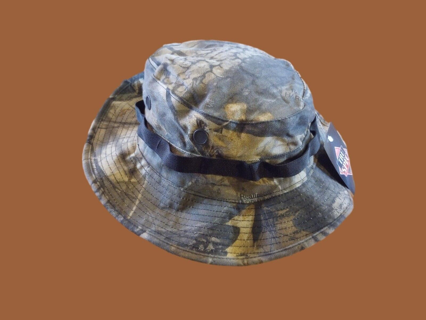 REALTREE HARDWOODS CAMOUFLAGE BOONIE HAT TRU SPEC 7 1/2 LARGE