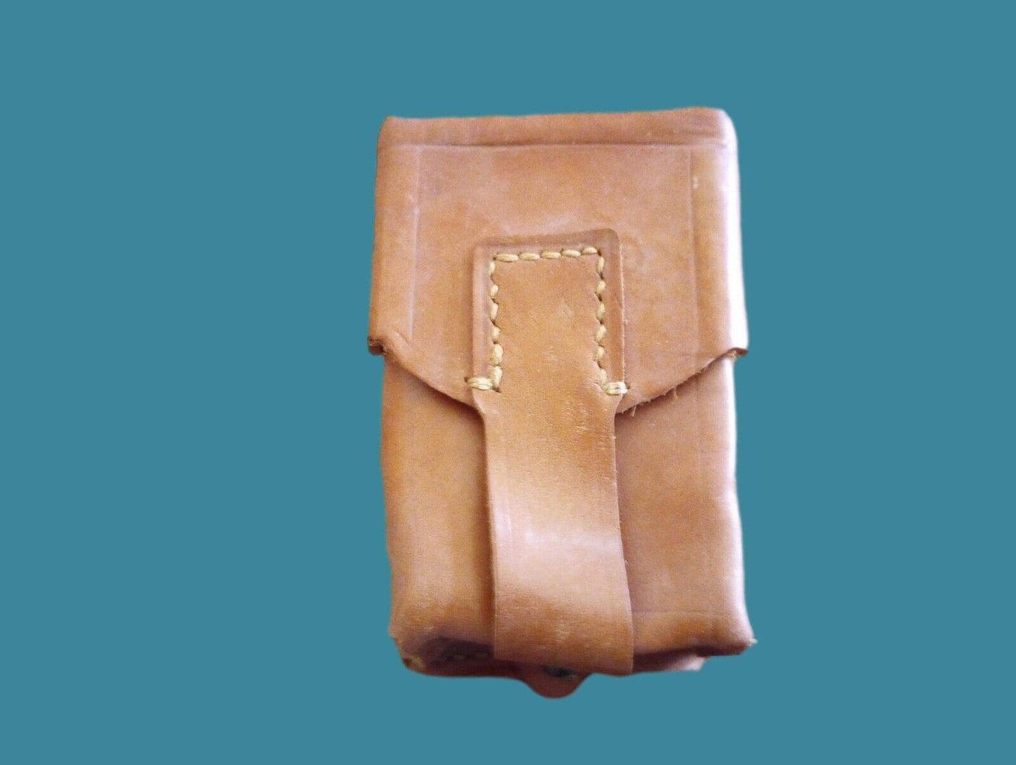 ORIGINAL MILITARY SERBIAN CZECH ARMY M24-M48 MAUSER LEATHER 8MM AMMO POUCH