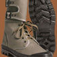 FRENCH STYLE JUNGLE COMBAT BOOT CANVAS COMMANDO BUCKLE TOP