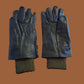 BELGIAN MILITARY D-3A LEATHER GLOVES COLD WET WEATHER WITH LINERS LARGE