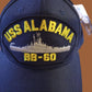 USS ALABAMA BB-60 NAVY SHIP HAT OFFICIAL U.S MILITARY BALL CAP U.S.A MADE