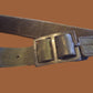 WWII ITALIAN CARCANO M-1891 LEATHER COMBAT BELT WITH BUCKLE ORIGINAL