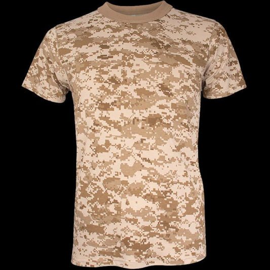 Digital Desert Camouflage T-Shirt Marine Corps Camo Pattern Combat Tee
