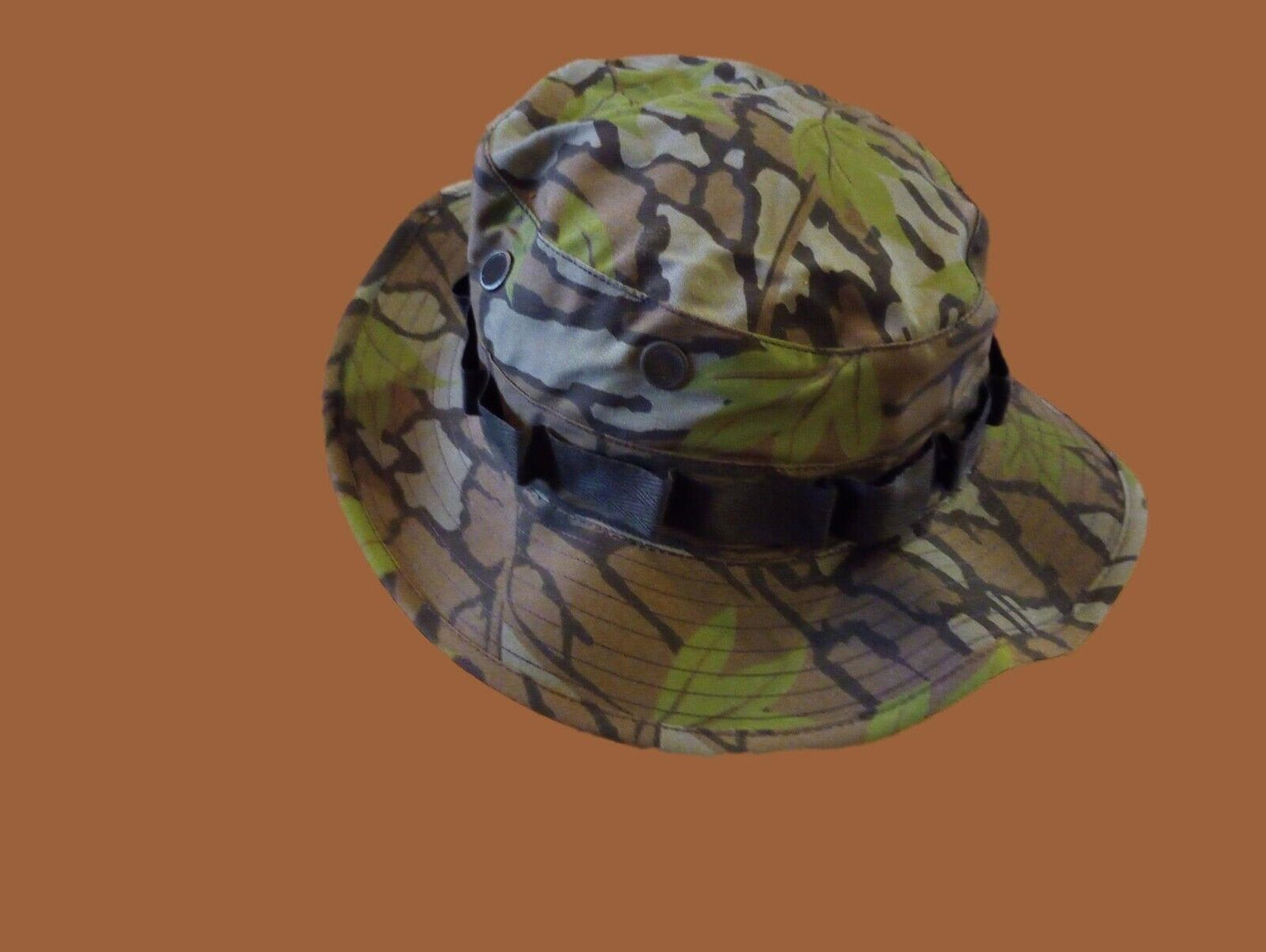 Trebark Leaf Camouflage Boonie Hat Hunting Camo Type II Hot Weather U.S.A Made