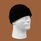 GENUINE MILITARY WATCH CAP BLACK 100% POLYPROPYLENE 2 PLY U.S.A MADE BEANIE NOS