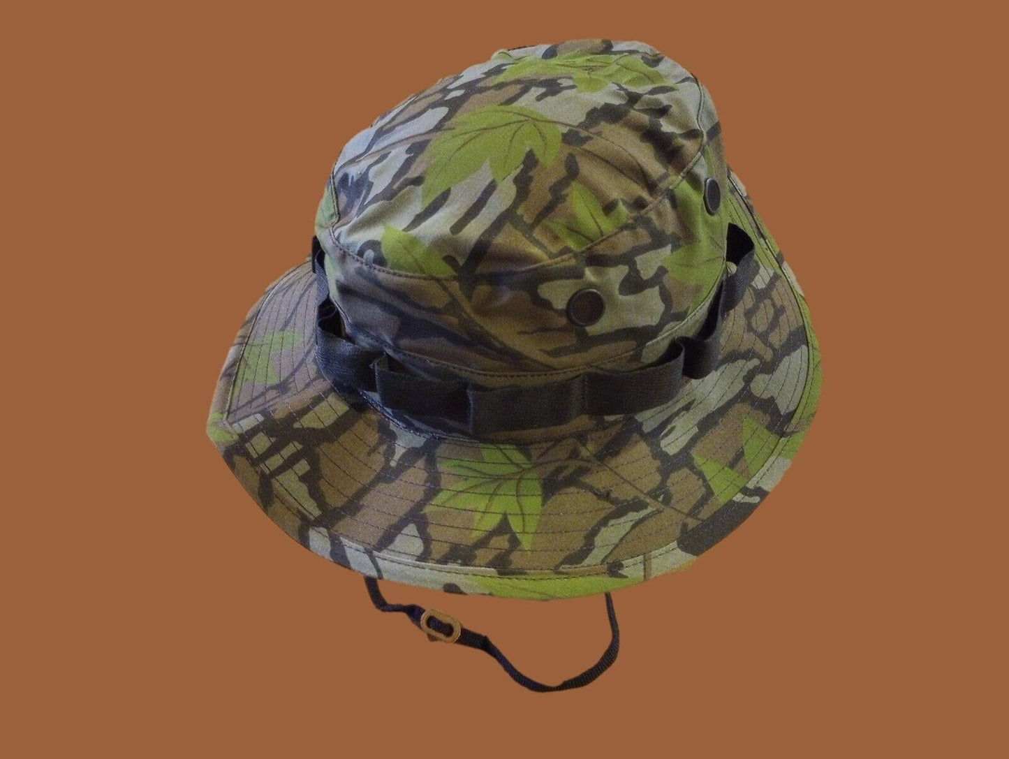 Trebark Leaf Camouflage Boonie Hat Hunting Camo Type II Hot Weather U.S.A Made