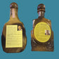 Two Vintage Beams Whiskey Bottles James Lockhart Decanter Empty  Vol XII & XVI