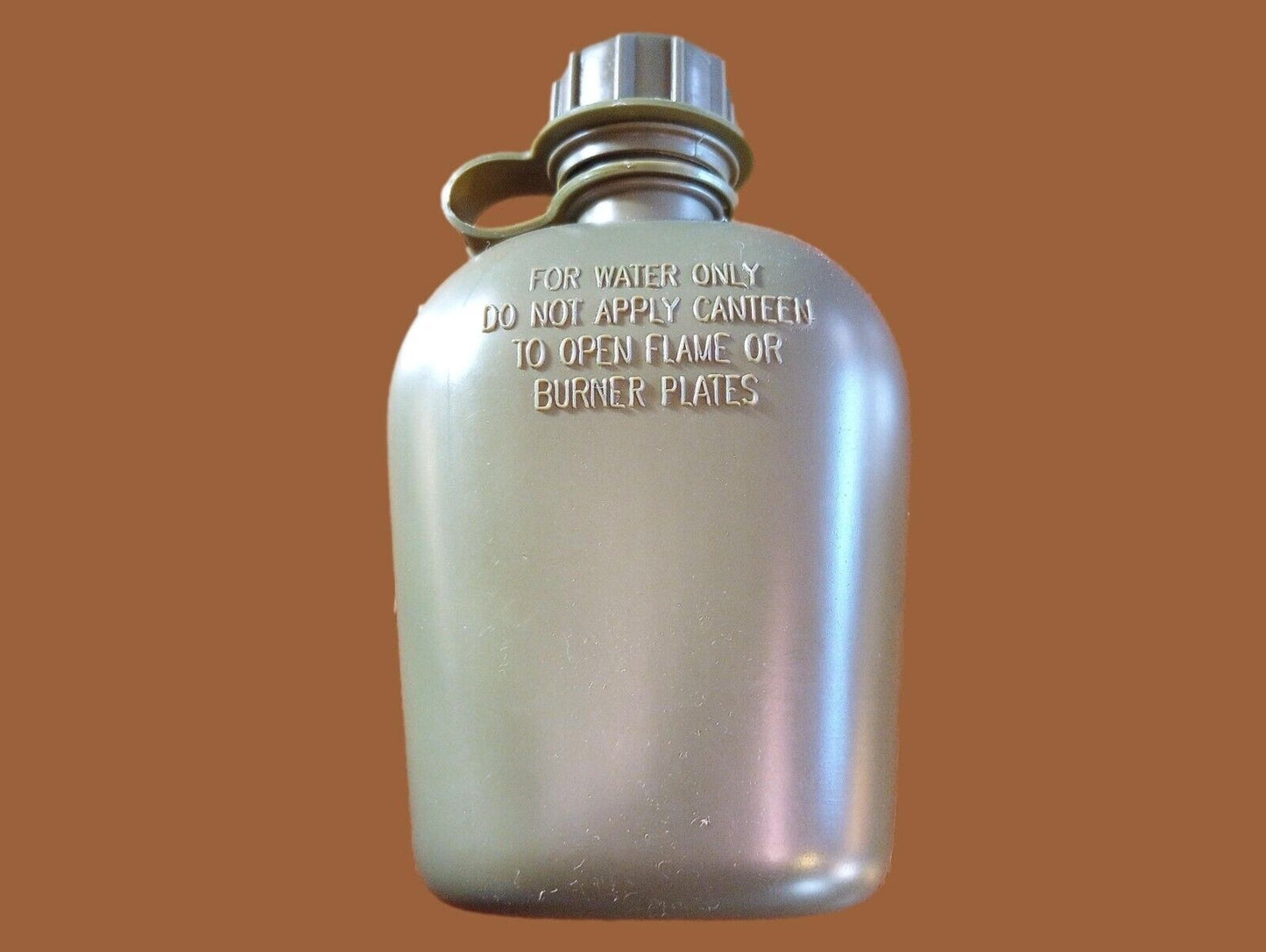 BELGIAN ARMY MILITARY 1 QUART CANTEEN & COVER ALICE GEAR