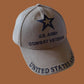 NEW U.S MILITARY ARMY COMBAT VETERAN EMBROIDERED HAT CAP OFFICIAL LICENSED HATS