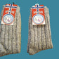 Norwegian Sheep Wool Boot Socks Grey Fleck Hiking Camping Cold Weather Sock.