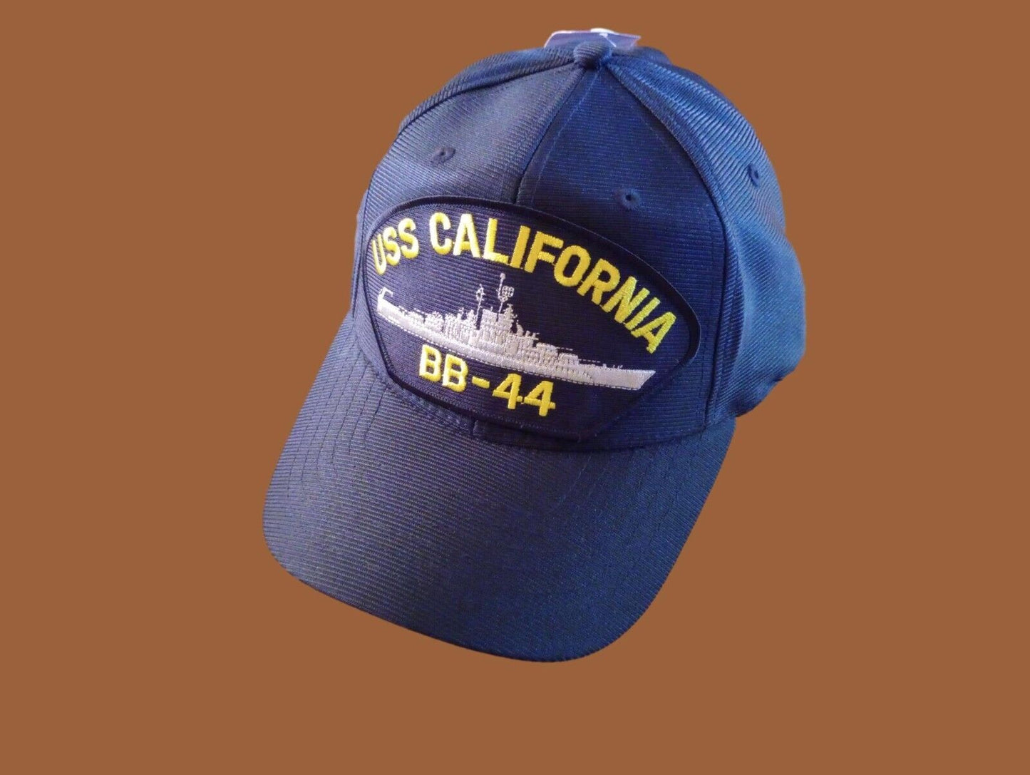 USS CALIFORNIA BB-44 U.S NAVY BATTLESHIP HAT U.S MILITARY OFFICIAL BALL CAP US