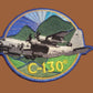 U.S.MILITARY AIR FORCE C-130 HAT JACKET PATCH HEAT TRANSFER