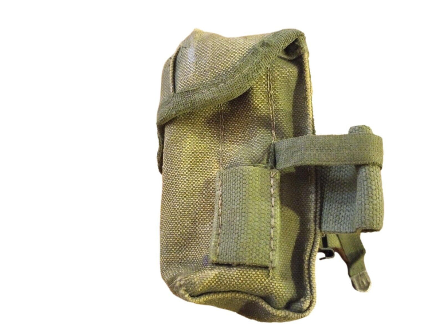 MILITARY AMMO MAGAZINE POUCH M1956 STYLE CANVAS VIETNAM ERA 1950'S - 1970'S