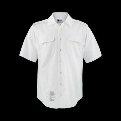 U.S MILITARY ARMY ISSUE WHITE DRESS SHIRT MEN'S SHORT SLEEVE LARGE & X-LARGE NEW