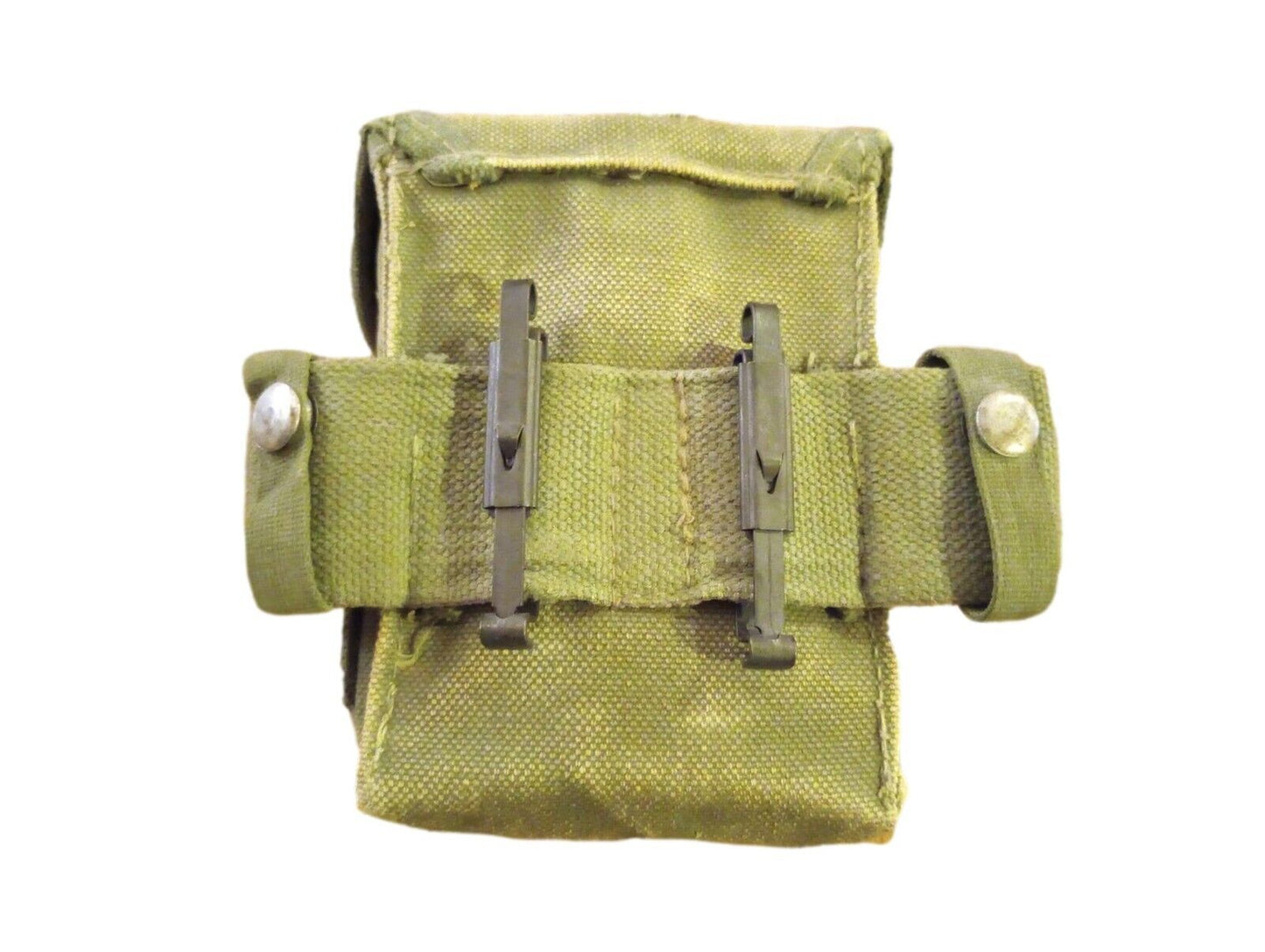 MILITARY AMMO MAGAZINE POUCH M1956 STYLE CANVAS VIETNAM ERA 1950'S - 1970'S