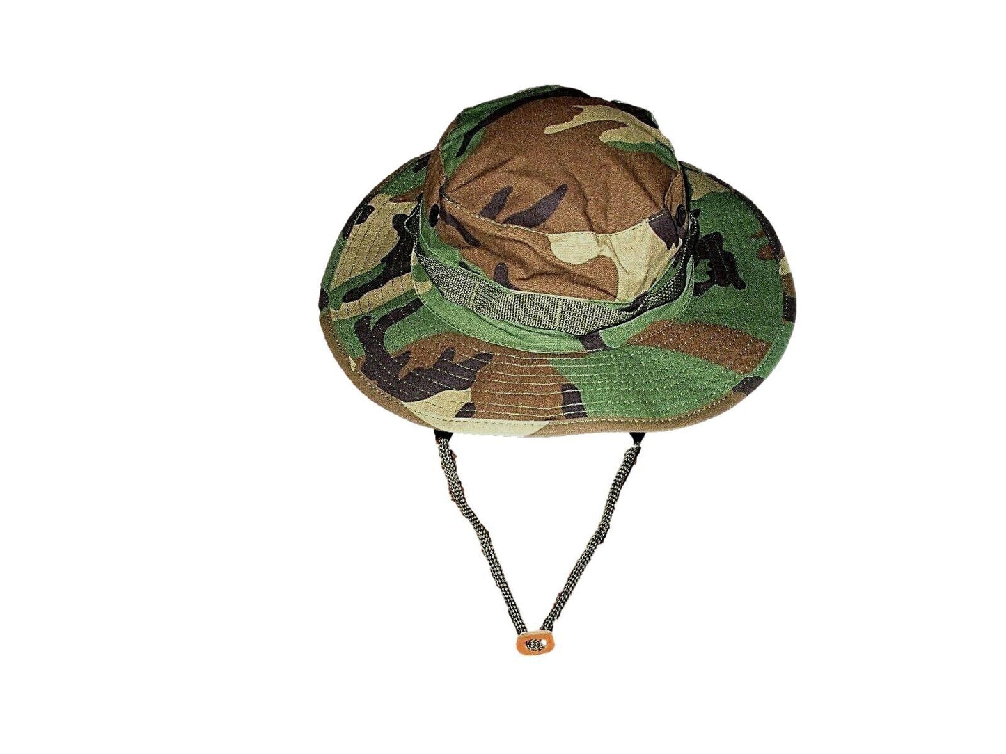 U.S MILITARY STYLE HOT WEATHER BOONIE HAT WOODLAND CAMOUFLAGE RIP-STOP XX-LARGE