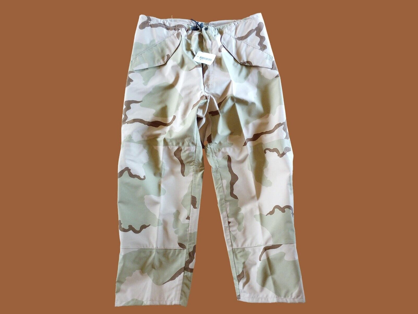 Military issue extended cold weather trousers pants desert camouflage Large