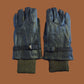 BELGIAN MILITARY D-3A LEATHER GLOVES COLD WET WEATHER WITH LINERS LARGE