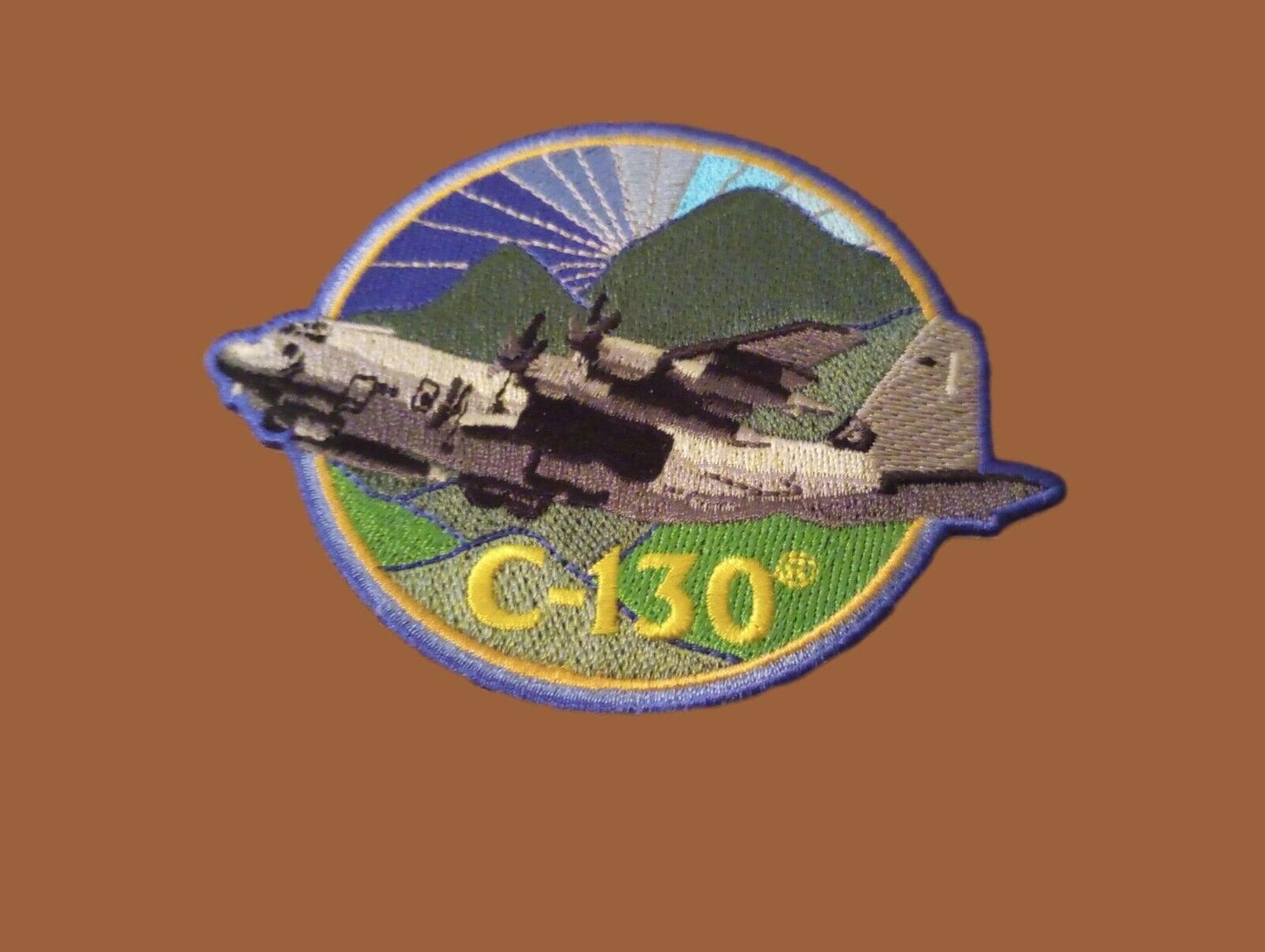 U.S.MILITARY AIR FORCE C-130 HAT JACKET PATCH HEAT TRANSFER