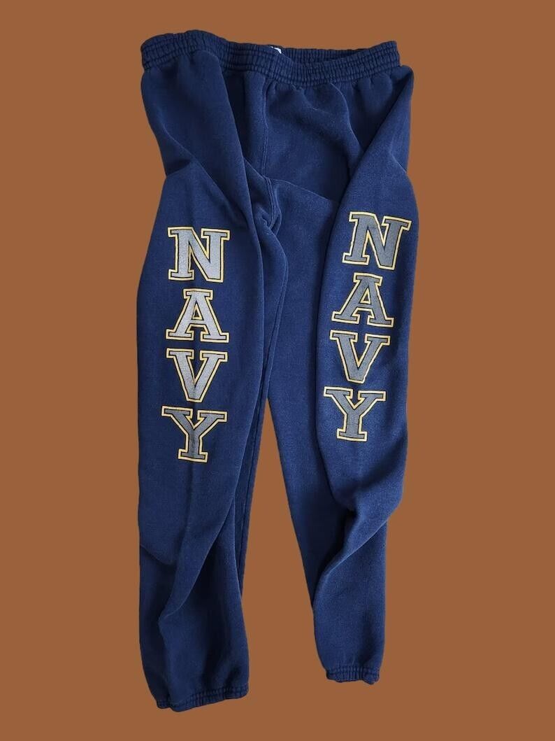 U.S NAVY AUTHENTIC MILITARY SWEATPANTS BLUE LARGE.  X-LARGE. XX-LARGE NEW