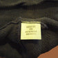 GENUINE MILITARY WATCH CAP BLACK 100% POLYPROPYLENE 2 PLY U.S.A MADE BEANIE NOS